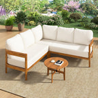 Acacia Solid Wood Patio Furniture Set