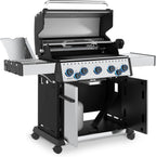 678344 Baron S 590 Pro IR 5-Burner Pellet Ready Propane Gas Grill in Stainless Steel with Infrared Side Burner and Rear Rotisserie Burner