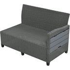 5-Piece Outdoor Patio Rattan Sofa Set