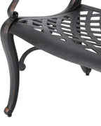 Myrtle Beach Outdoor Aluminum Dining Chairs, 2-Pcs Set, Shiny Copper