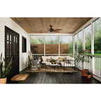 Renew Patio 52 In. Indoor/Outdoor Satin Natural Bronze Dual Mount Ceiling Fan with Pull Chain for Covered Patios