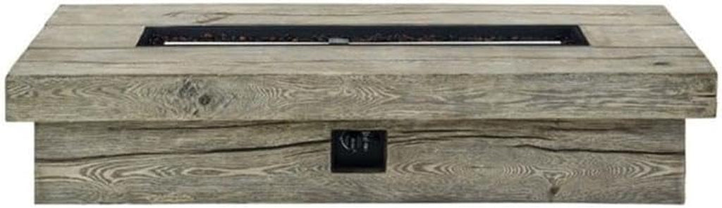 Manteo 70" Rectangular Outdoor Patio Fire Pit Table