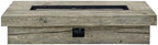 Manteo 70" Rectangular Outdoor Patio Fire Pit Table