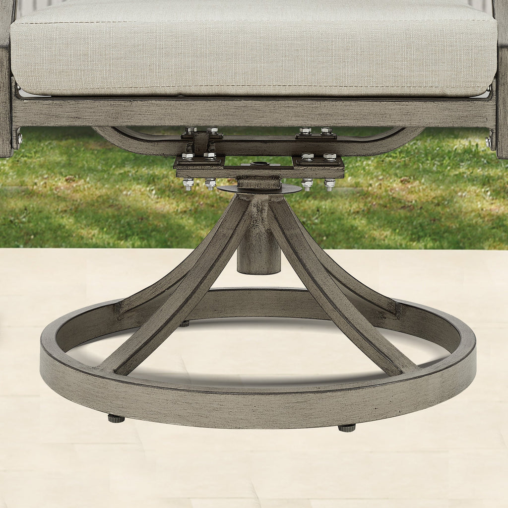 Outdoor 8- Person Square Dining Set with Sunbrella® Cushions