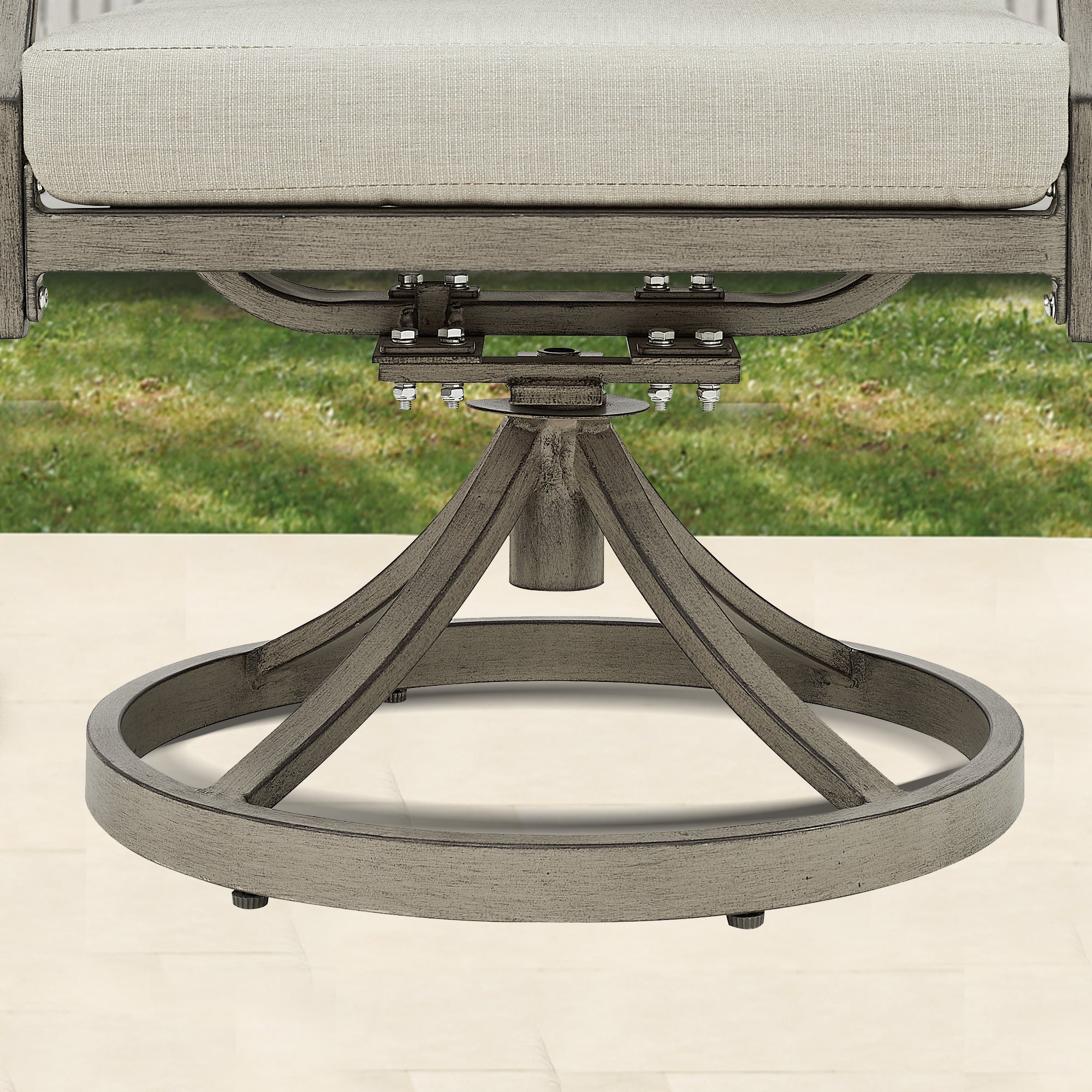 Outdoor 8- Person Square Dining Set with Sunbrella® Cushions