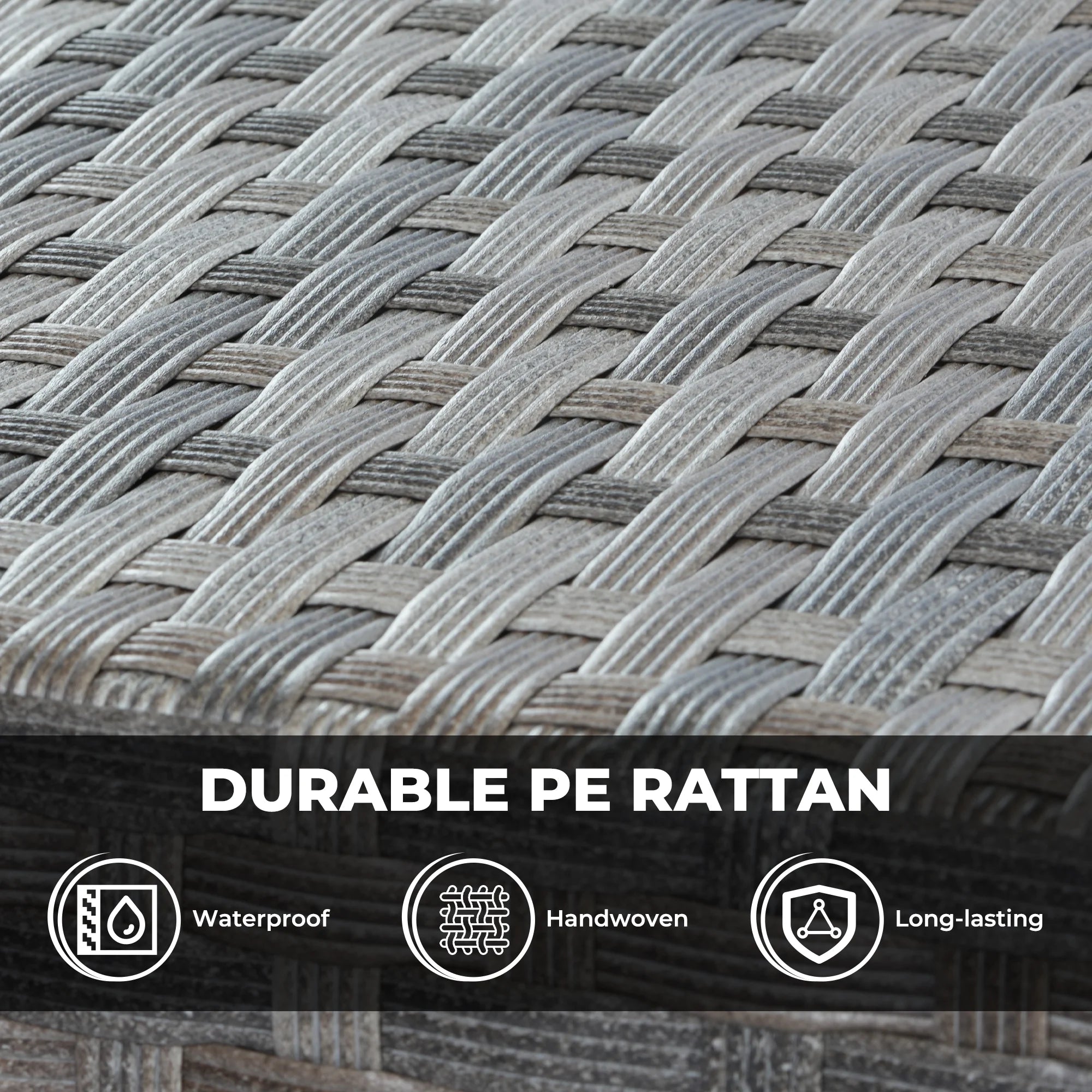 16 Pieces Outdoor Furniture All-Weather Patio Conversation Set Wicker Sectional Sofa with Gas Fire Pit Swivel Rocking Chair,Orange Cushion