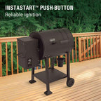 Cookout 700 Pellet Grill and Smoker in Black with 690 Sq. In. Total Cooking Surface