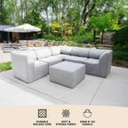 Patio 6pc Sectional