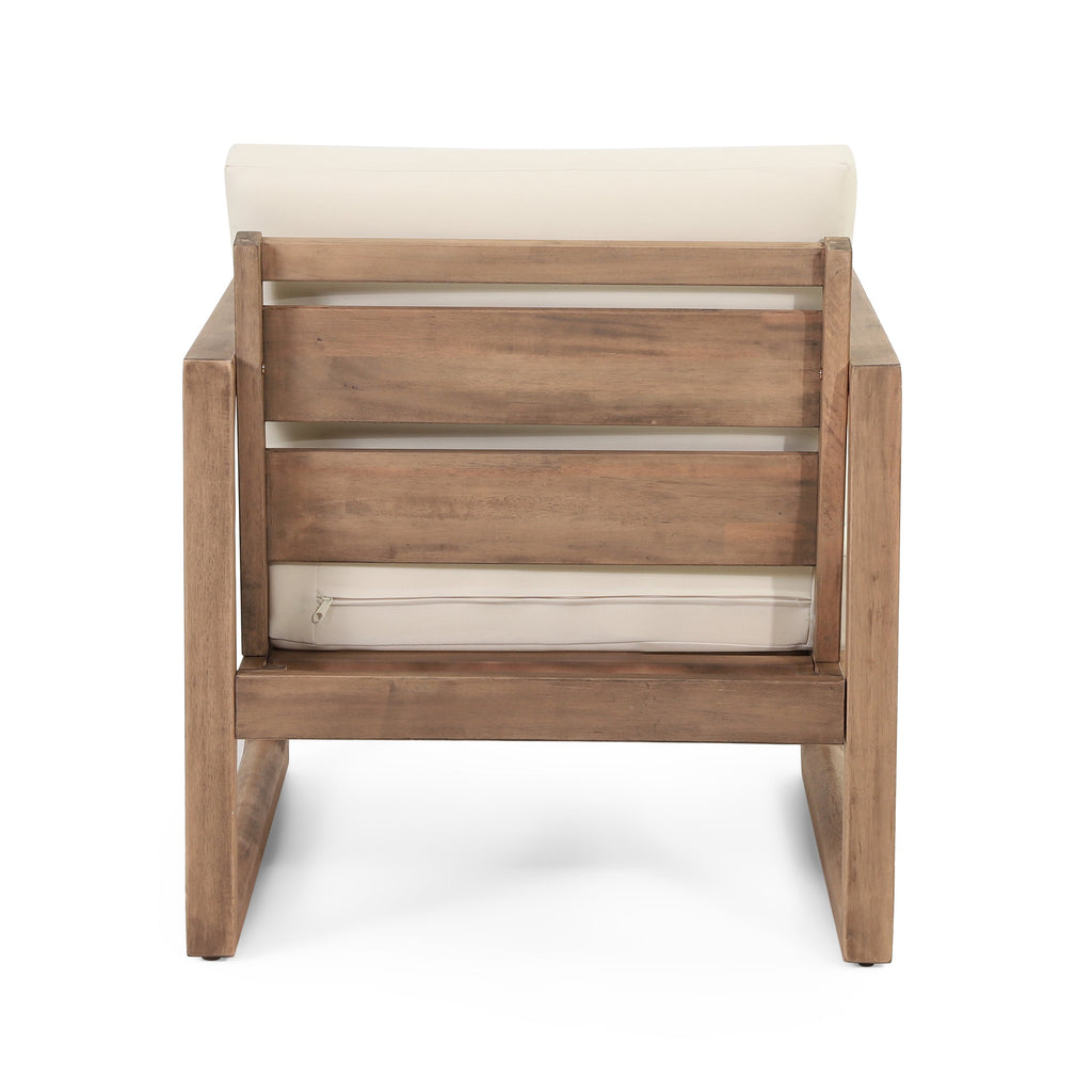 4-Pieces Acacia Wood Patio Furniture Set