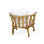 4-Piece Acacia Wood Patio Furniture Set with Cushions