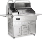 Wood Pellet Grill and Smoker with Cart, Estate Series 860C