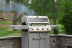 Mesa 405K,4-Burner Gas Grill with Smoker Box and Side Burner, 52,000 BTU – Perfect for Family Bbqs, Holiday Gift