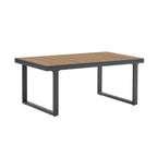 4-Piece Outdoor Metal Patio Furniture Set with Cushions