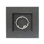 Outdoor Iron Square Propane Fire Pit - Brushed Brown