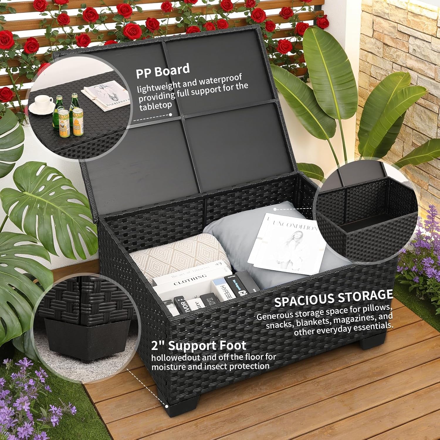 Patio Furniture Set 45 in Outdoor Fire Pits 7 Pieces Outdoor Patio Furniture 60000 BTU Outdoor Propane Fire Pit Table Patio Sofa Outdoor Chairs Anti-Slip Cushions Waterproof Covers, Light Grey