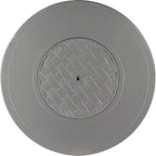 round 44 In. X 44 In. Aluminum Propane Fire Pit Table with Glass Beads, Two Covers, Lid, 57,000 Btus in Grey Finish