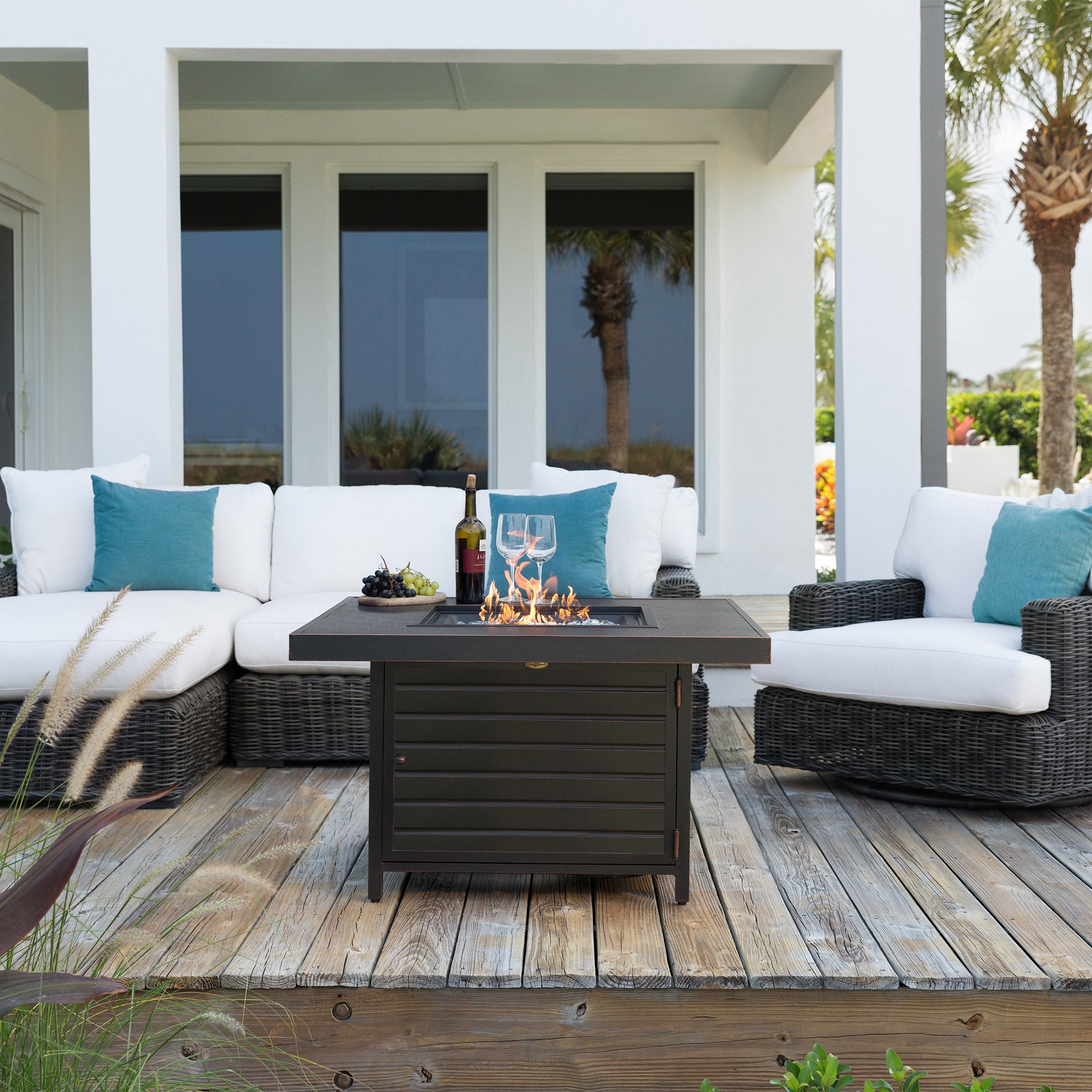 Aluminum Propane Gas Fire Pit