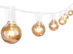 25 Ft G40 Globe Outdoor String Lights with 26 Edison Bulbs | Elevated Patio Co