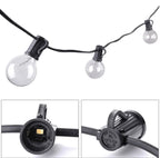 25 Ft G40 Globe Outdoor String Lights with 26 Edison Bulbs | Elevated Patio Co