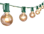 25 Ft G40 Globe Outdoor String Lights with 26 Edison Bulbs | Elevated Patio Co