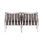 The Sleek All-Weather Resin Outdoor Loveseat and Coffee Table Set