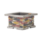 Alora 28-Inch Premium Outdoor Wood Burning Magnesium Oxide Fire Pit with Lid