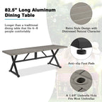Rectangular Outdoor Dining Set with Sunbrella® Cushions