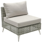 K&K Patio 8-Piece Patio Furniture Set with 43" Fire Pit Table