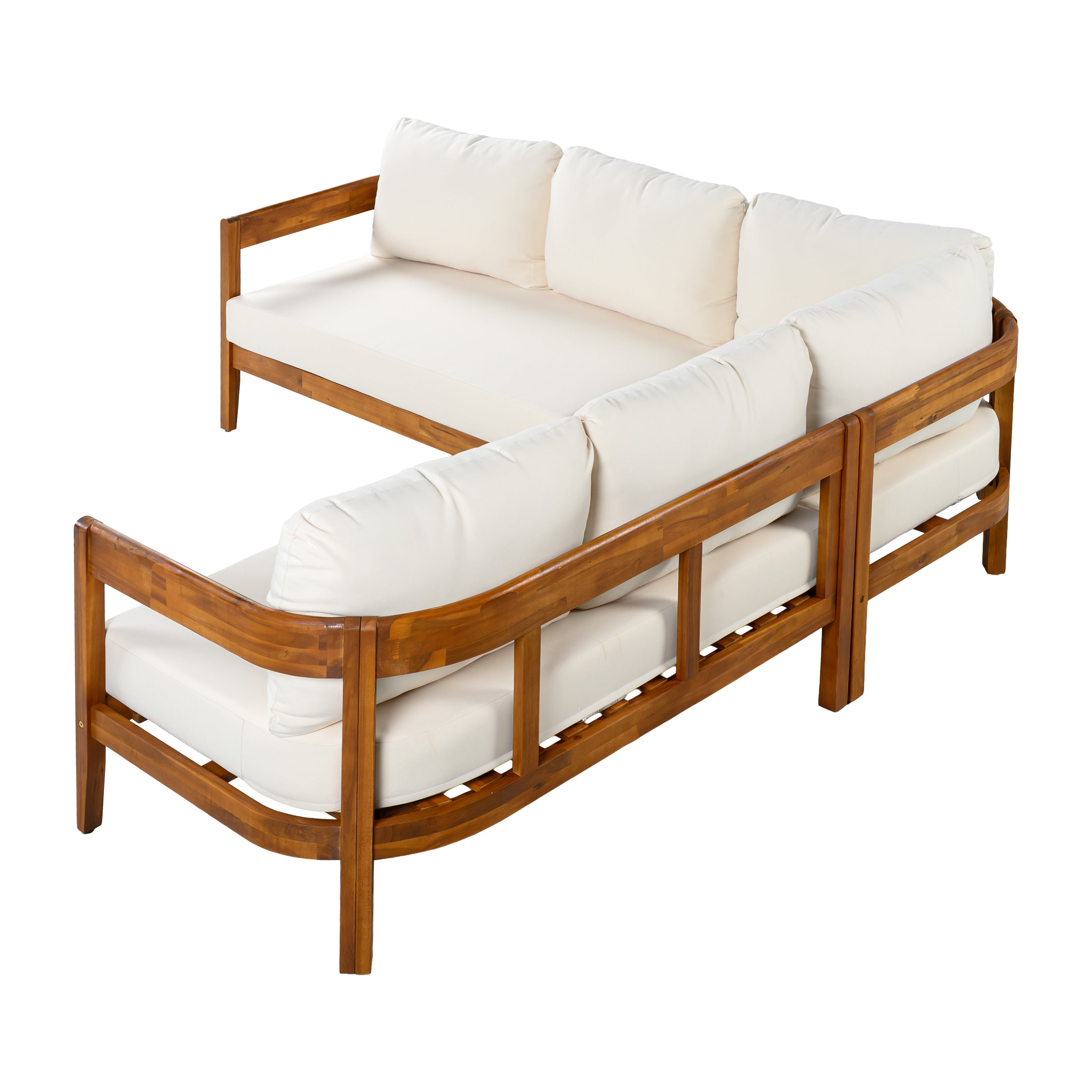 Acacia Solid Wood Patio Furniture Set