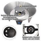 31-Inch Stainless Steel Commercial LPG Roaster Grill Oven For Chicken, Duck, And Turkey
