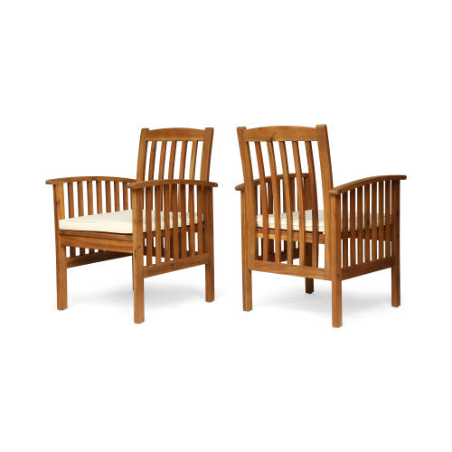 7- Piece Acacia Wood Outdoor Dining Set