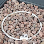 Alora 40-Inch 50K BTU Modern Outdoor Square Iron Backyard Patio Fire Pit