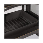 Alora 40-Inch Outdoor Steel Wood-Burning Backyard Fireplace Fire Pit