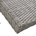 Outdoor Wicker Chaise Lounge Chairs Set of 2