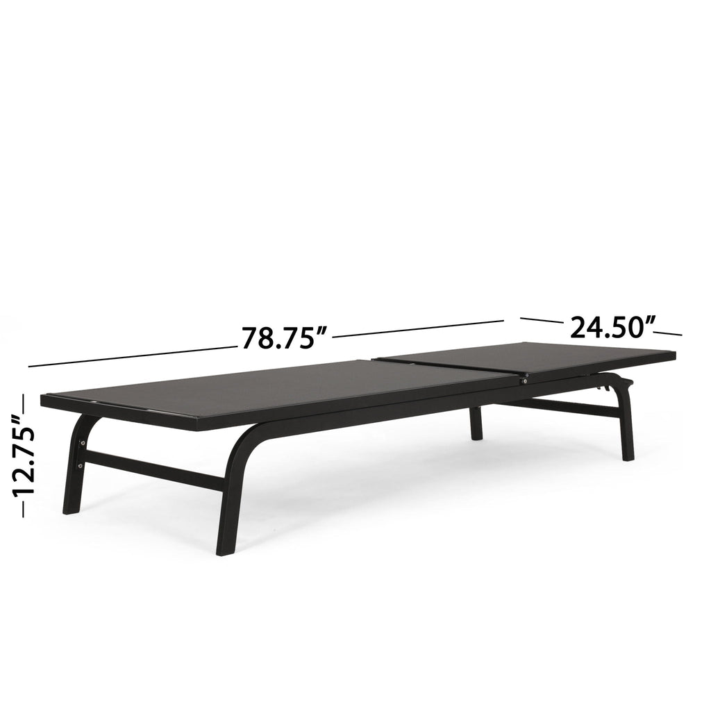 Contemporary Chaise Lounge for Outdoor Relaxation