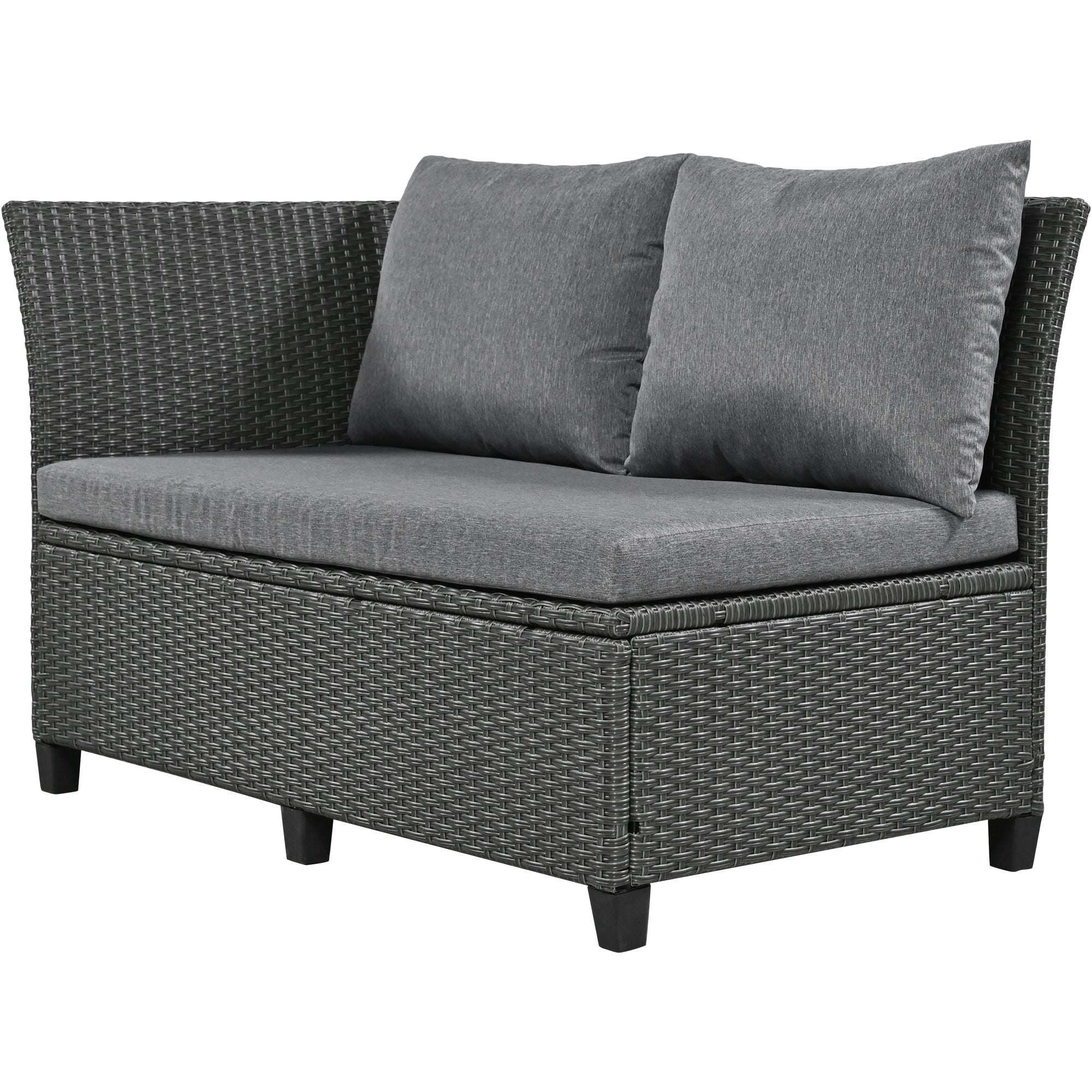 5-Piece Outdoor Patio Rattan Sofa Set