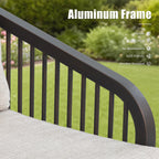4-Piece Aluminum Outdoor Swivel Seating Set