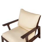 4- Piece Outdoor Sofa Set with Cushions and Coffee Table