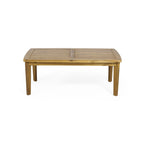 4-Piece Acacia Wood Patio Furniture Set with Cushions