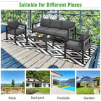 Alora 4-Piece Premium Outdoor Aluminum Furniture Set For Backyard & Poolside