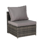 Alora 5-Piece Outdoor Patio Wicker Daybed Furniture Set With Retractable Canopy (SAK37816)