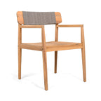 Alora Premium 5-Piece Acacia Wooden Outdoor Furniture Patio Set With Dining Chairs And Table (SAK70445)