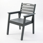 Outdoor Patio Dining Set - Table and Six Chairs