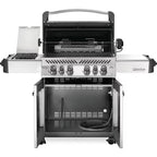 Prestige 500 4-Burner Propane Gas Grill in Stainless Steel with Infrared Side and Rear Burners and Rotisserie Kit