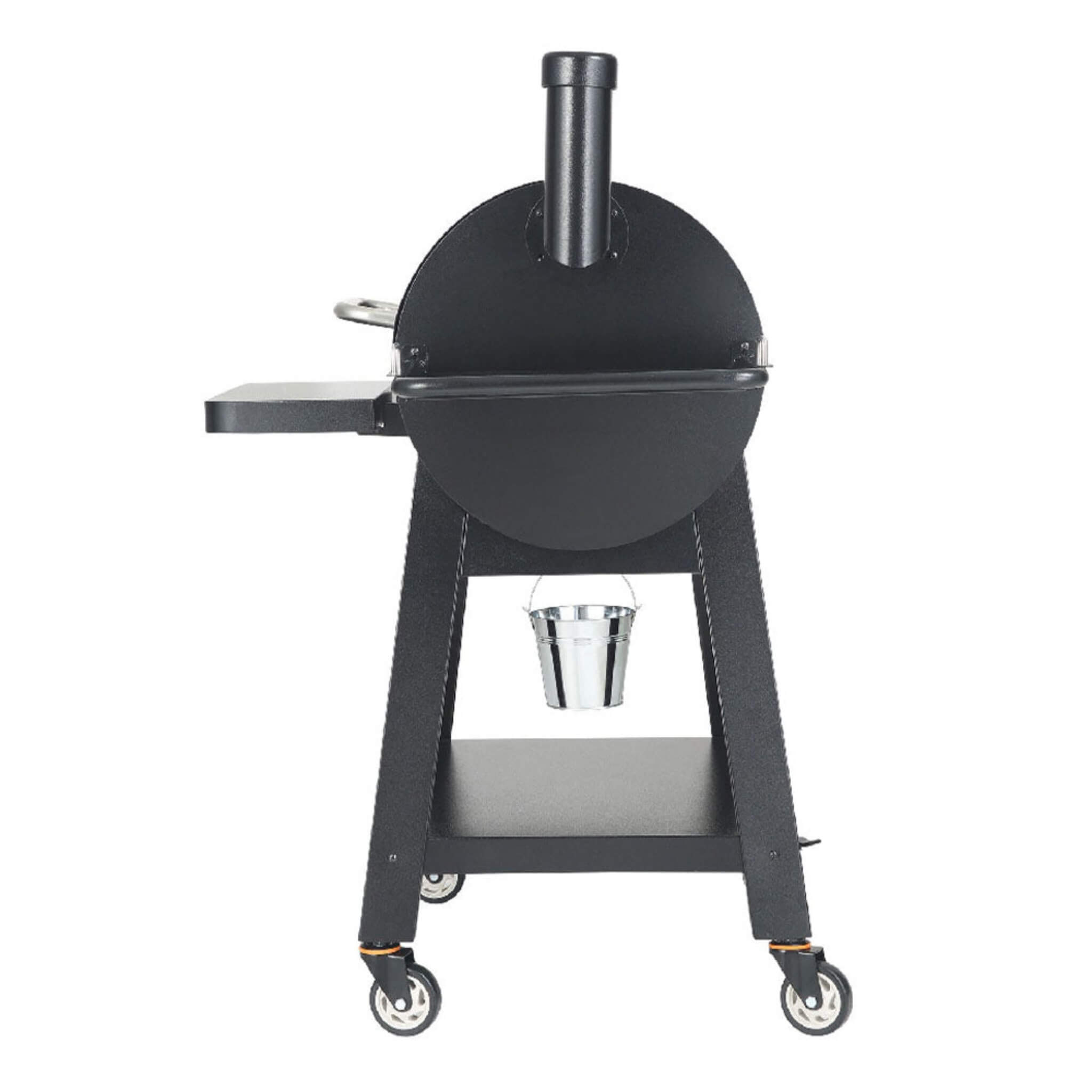 53-Inch Heavy-Duty Portable Wood Pellet BBQ Grill with Cart