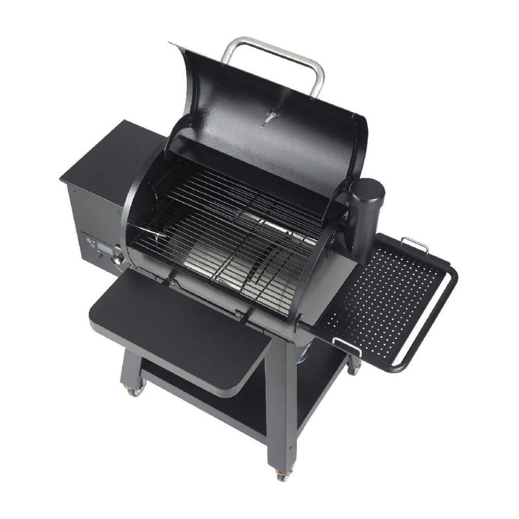 53-Inch Heavy-Duty Portable Wood Pellet BBQ Grill with Cart