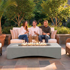 Alora 56-Inch 50K BTU Outdoor Modern Propane Fire Pit Table