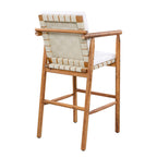 Outdoor Counter Height Bar Stools Set of 2 with Cushions