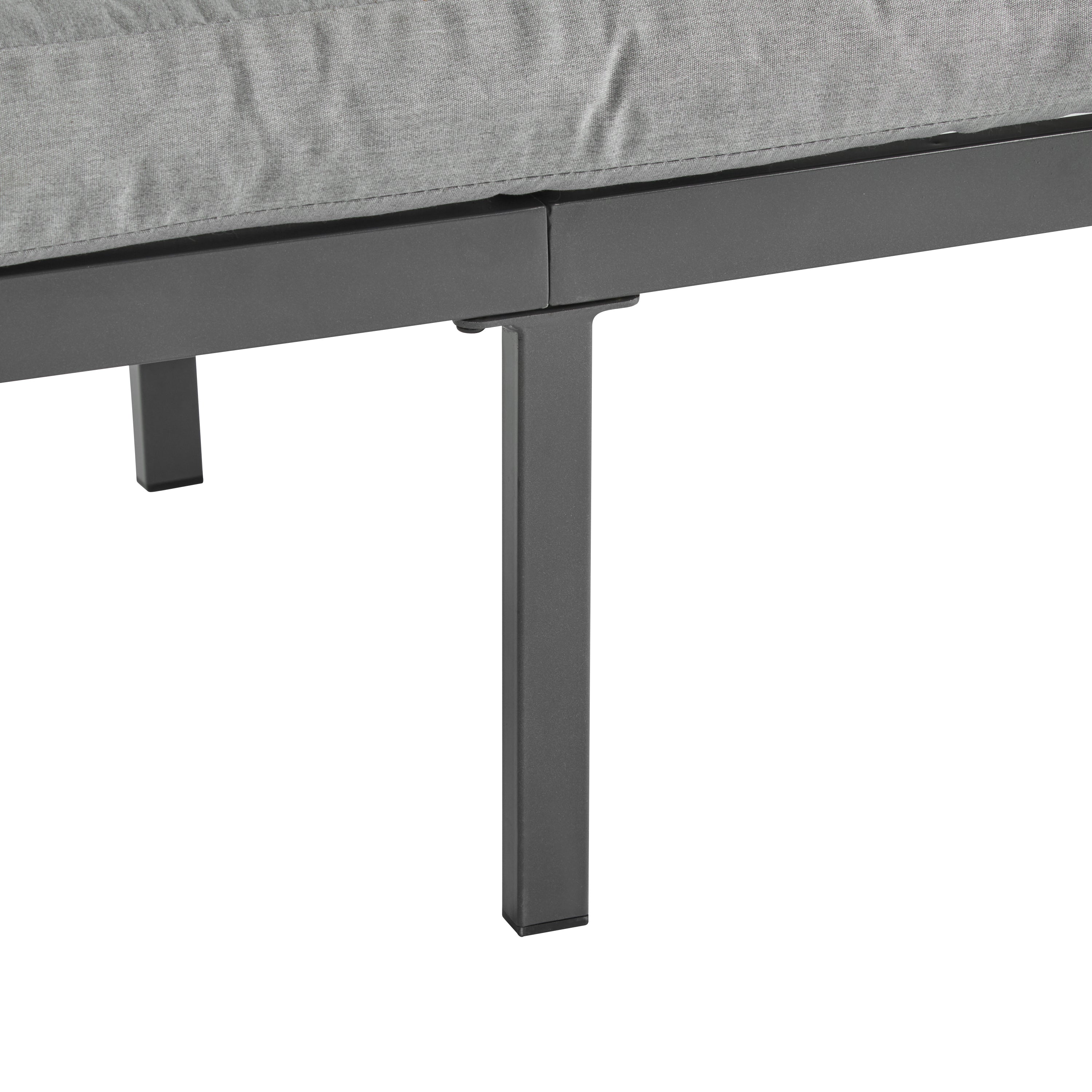 4-Piece Outdoor Metal Patio Furniture Set with Cushions