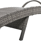 Outdoor Wicker Chaise Lounge Chairs Set of 2